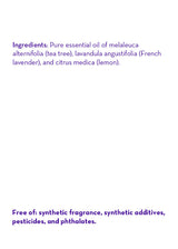 California Baby Tea Tree, Lavender & Lemon Essential Oil Blend – Natural Air Freshening Aromatherapy