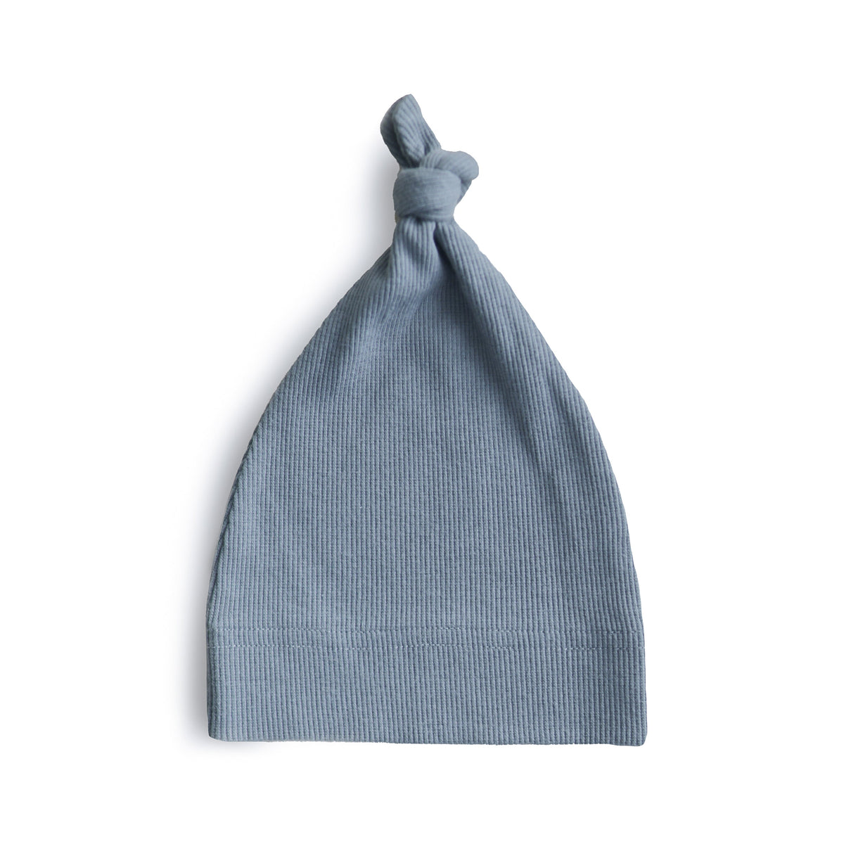 Organic Cotton Baby Beanie with Adjustable Ties – Unisex view 3