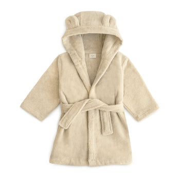 Organic Cotton Bear Hooded Robe