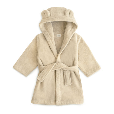Organic Cotton Bear Hooded Robe