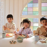 Mushie Dinnerware Fork and Spoon Set – Non-Toxic Baby Utensils