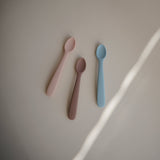 Mushie Silicone Feeding Spoons – Soft-Tip Baby Spoons