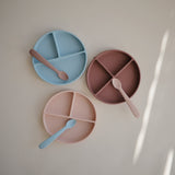 Mushie Silicone Feeding Spoons – Soft-Tip Baby Spoons