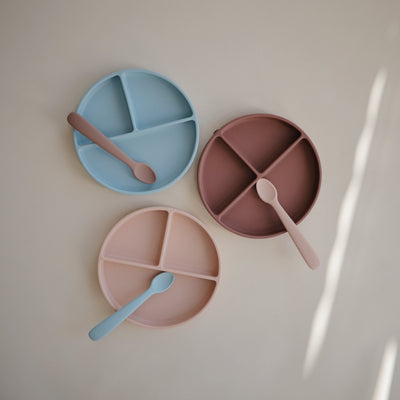 Mushie Silicone Feeding Spoons – Soft-Tip Baby Spoons