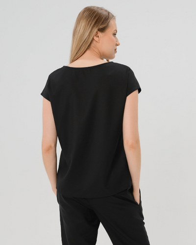 MARION Maternity & Nursing Shell Top – Elegant Wool Blend Breastfeeding Top for Work & Everyday