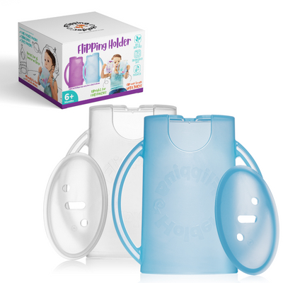Flipping Holder Gift-Ready Travel Bundle – Food Pouch & Juice Box Holder Set