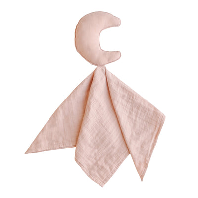 Mushie Moon Lovey Blanket – Organic Cotton Baby Comfort Blanket