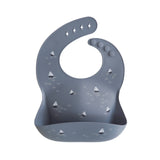 Mushie Silicone Baby Bib – Adjustable Catch-All Bib