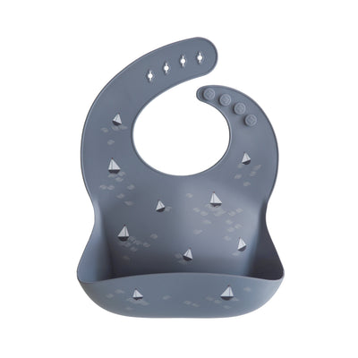 Mushie Silicone Baby Bib – Adjustable Catch-All Bib
