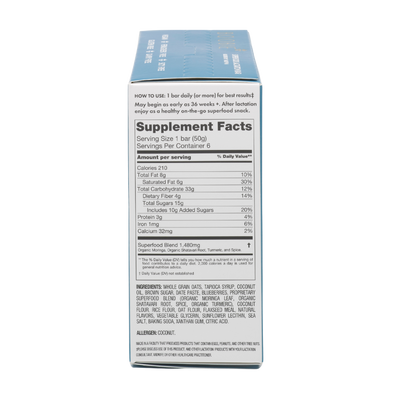 BOOBIE Bar – Lactation Bar with 6 Milk-Boosting Superfoods