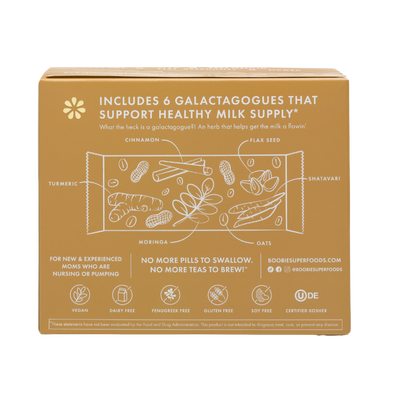 BOOBIE Bar – Lactation Bar with 6 Milk-Boosting Superfoods