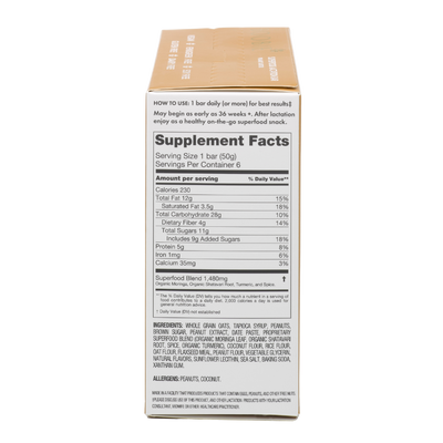 BOOBIE Bar – Lactation Bar with 6 Milk-Boosting Superfoods