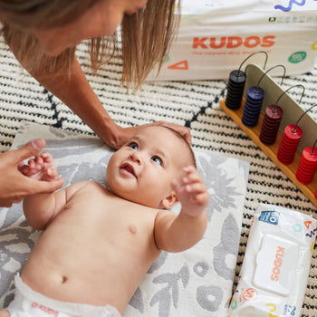 Kudos Diaper Box | 100% Cotton-Lined TCF Diapers Size 1-6
