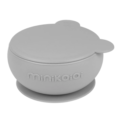 Stay-Put Silicone Suction Bowl with Lid
