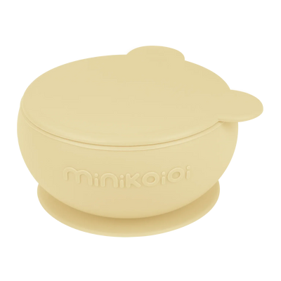 Stay-Put Silicone Suction Bowl with Lid