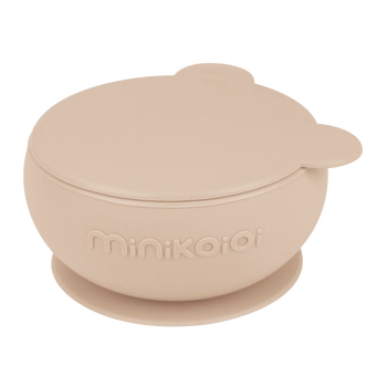 Stay-Put Silicone Suction Bowl with Lid