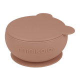 Stay-Put Silicone Suction Bowl with Lid