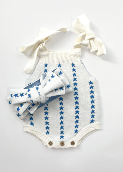 Bright Stars Romper + Bow
