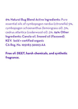 California Baby Bug Repellent Oil – Natural DEET-Free Mosquito Protection for Sensitive Skin