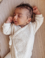 Teddy-Soft Kimono Set – Cozy Matching Style for Winter