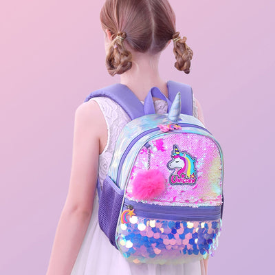 SUNVENO Unicorn Sequin Backpack