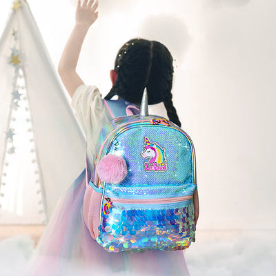 SUNVENO Unicorn Sequin Backpack