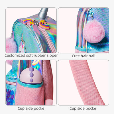 SUNVENO Unicorn Sequin Backpack