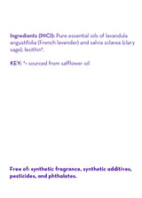 California Baby Calming Essential Oil Blend – Lavender & Clary Sage Aromatherapy Oil