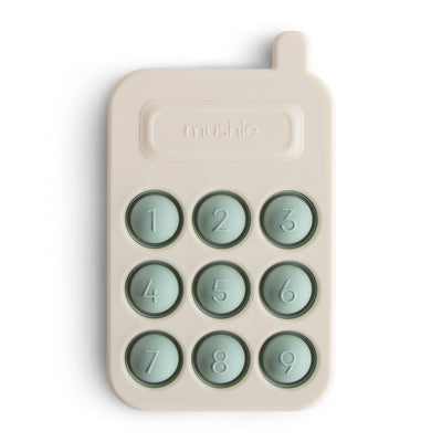 Mushie Phone Press Toy – Sensory Pop Toy for Babies