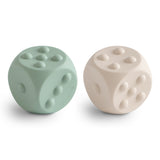 Mushie Silicone Dice Press Toy – Sensory & STEM Learning Toy