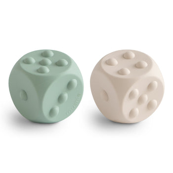 Mushie Silicone Dice Press Toy – Sensory & STEM Learning Toy