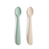 Mushie Silicone Feeding Spoons – Soft-Tip Baby Spoons