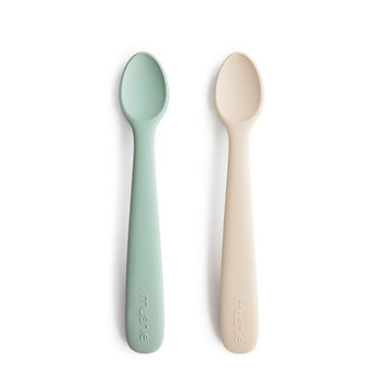 Mushie Silicone Feeding Spoons – Soft-Tip Baby Spoons