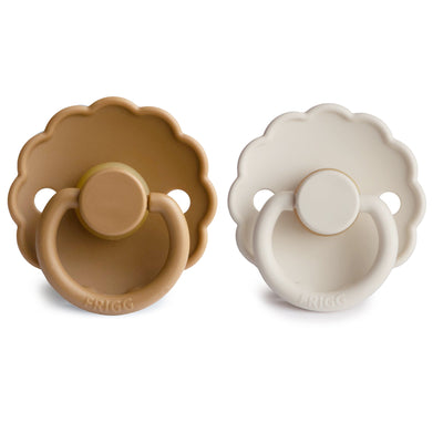 FRIGG Daisy Rubber Pacifier – Natural Latex Baby Pacifier