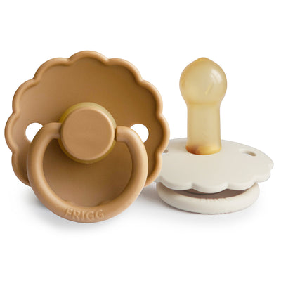 FRIGG Daisy Rubber Pacifier – Natural Latex Baby Pacifier