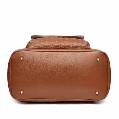 Luli Bebe Signature Diaper Bag – Caramel