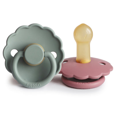 FRIGG Daisy Rubber Pacifier – Natural Latex Baby Pacifier