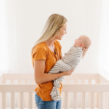 Charcoal Stripes Swaddle II