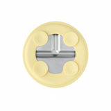 Stainless Steel Plate Set of 2 (Butter Yellow & Baby Blue)