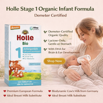 Holle Cow Milk Stage 1 Organic Formula +DHA (400g)