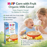 HiPP Corn With Fruit Organic Milk & Cereal 250G (2953)