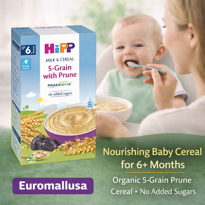 HiPP 5-Grain With Prune Milk & Cereal 250g (2918-02)