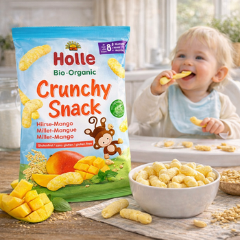 Holle Organic Crunchy Snack Millet-Mango 25 g