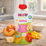 HiPP Hippis Peach Banana Mango with Yoghurt 100g (42532)