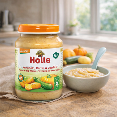 Holle Potato, Pumpkin & Zucchini Puree 190g (169504)