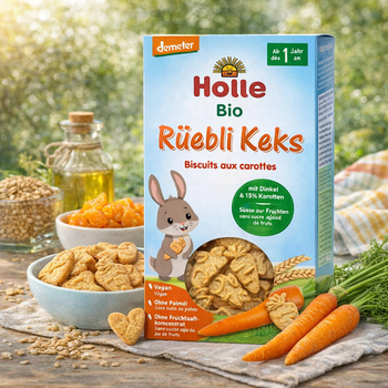 Holle Organic Carrot and Spelt Biscuits 125 g (179801)