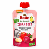 Holle Zebra Beet – Pouch Apple & Banana With Beetroot 100 G (150004)