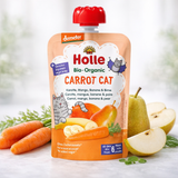 Holle Carrot Cat – Pouch Carrot, Mango, Banana & Pear 100 G (151204)