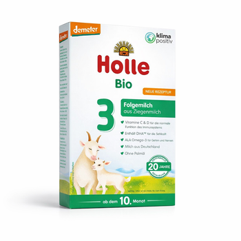 Holle Goat Milk Stage 3 Organic Baby Formula + DHA (400g)