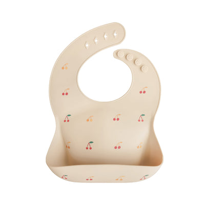 Mushie Silicone Baby Bib – Adjustable Catch-All Bib
